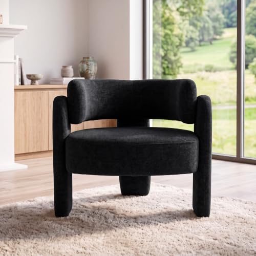 Velvet Barrel Accent Chair - Image 7