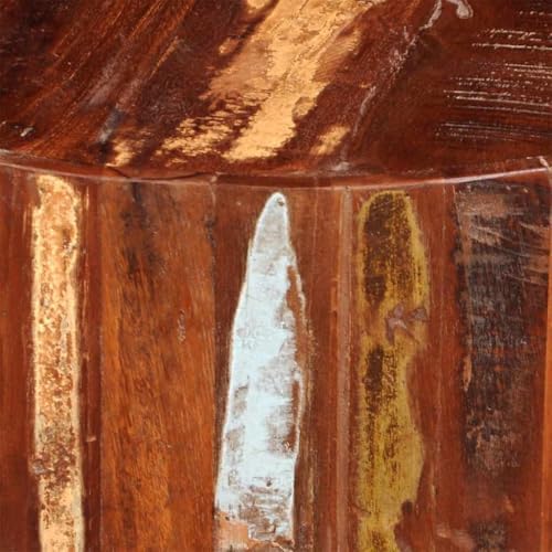 vidaXL Coffee Table Solid Reclaimed Wood Round - Image 5