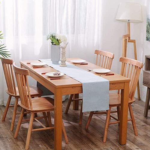 12 x 36 Inch Long Handmade Soft Faux Linen Table Runner - Image 5