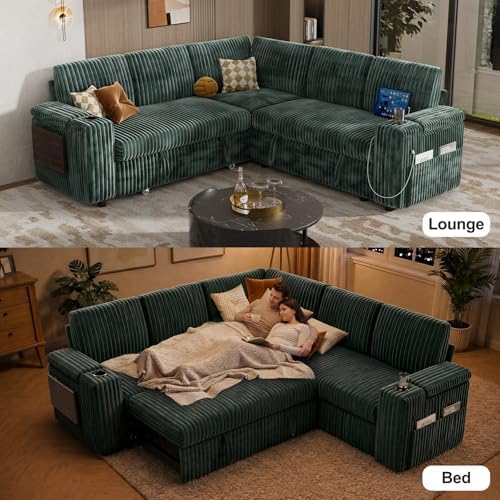 Vipbear 86" Modular Sectional Sleeper Sofa - Image 4