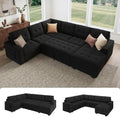HONBAY 111.4'' Modular Sectional Sleeper Sofa by HONBAY