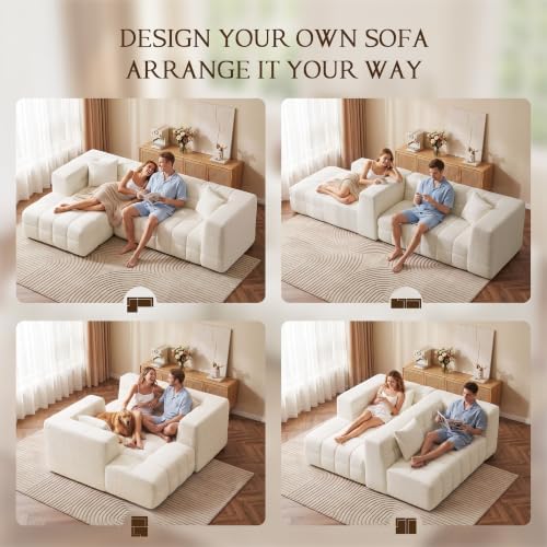 107" Cloud Sectional Couch - Image 4
