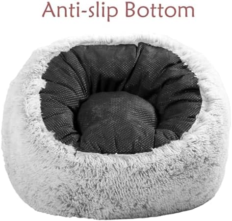 Plush Faux Fur Bean Bag Chairs, Memory Foam Filled Sofa Chair Shape Bean Bag - Image 2