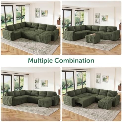HONBAY Modular Sectional Sleeper Sofa - Image 6