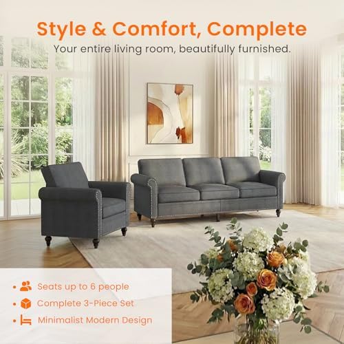ijuicy 2Pcs Sectional Sofa Set - Image 2