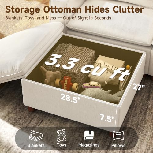 Ihanherry 103" Modular Sectional Sofa - Image 5