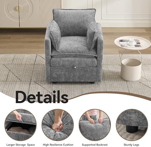 30" Cloud Modular Single Sofa Chair - Image 5