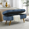 43.5" Ottoman with Storage, Storage Ottoman Bench with Safety Hinge, Bed End by Unknown