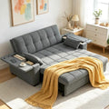 Gizoon 63.6" Convertible Sofa Bed, 3-in-1 Loveseat Sleeper, Small Couch by Gizoon
