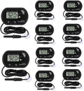10Pcs Aquarium Thermometer Fish Tank Thermometer Reptile Terrarium Water Test by Dorhea