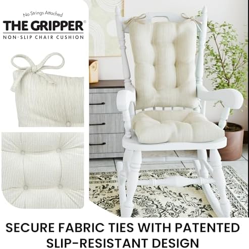 Klear Vu The Gripper Non-Slip Rocking Chair Cushion Set - Image 5