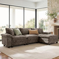 SUNSHINE VALLEY Oversized 123.6" L Shaped Sectional Couch by SUNSHINEVALLEY