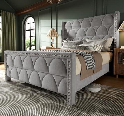 OHOHOLIVE Queen Size Bed Frame by OHOHOLIVE
