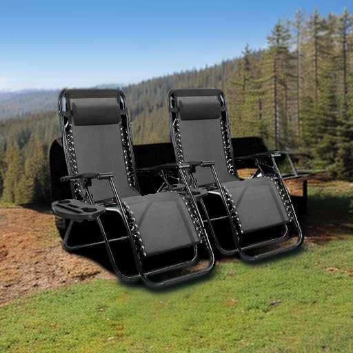 Homall Zero Gravity Chair Patio Folding Lawn Lounge Chairs - Image 2
