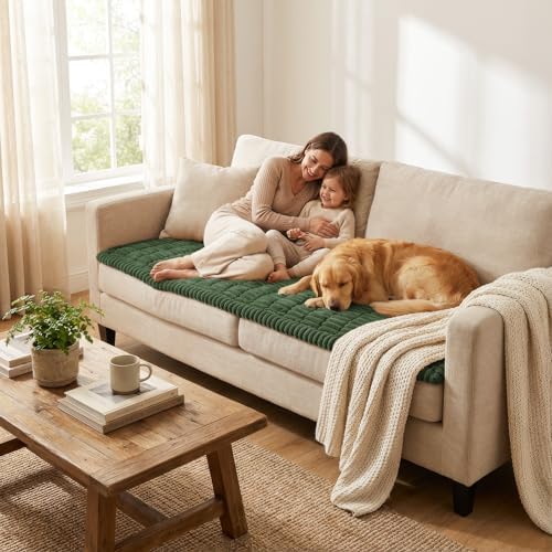 Smiry Couch Cover for Dogs, Non Slip Washable Sofa Protector for Pets - Image 6
