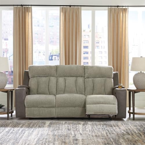 Signature Design by Ashley Power Reclining Sofa - Image 2