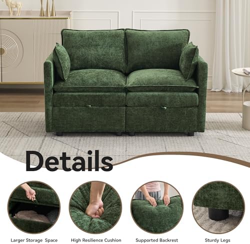 55" Cloud Modular Loveseat Sofa - Image 5