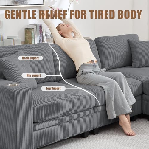 97" Modular Sectional Couch - Image 6