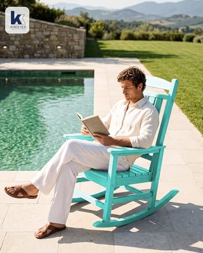 KINGYES Oversized Outdoor Rocking Chair - Image 2