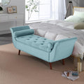 Velvet Storage Bench for Bedroom End of Bed by PEIHONGET