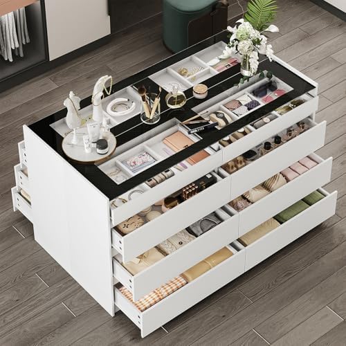 LIVAUVEAD 16 Drawer Closet Island - Image 3