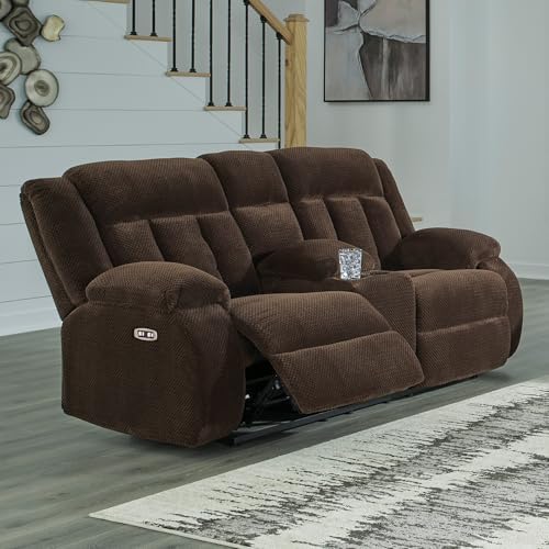 Signature Design by Ashley Power Reclining Loveseat - Image 2