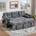 63'' Sleeper Sofa Bed with Side Table & Adjustable Backrest by Outdoorchairs
