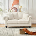 KEIKI 64" Oversized Chenille Loveseat Sofa by KEIKI