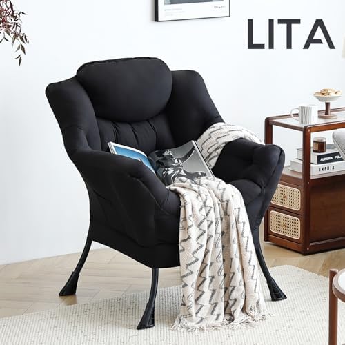 LITA Lazy Chair, Comfy Accent Reading Chair - Image 6