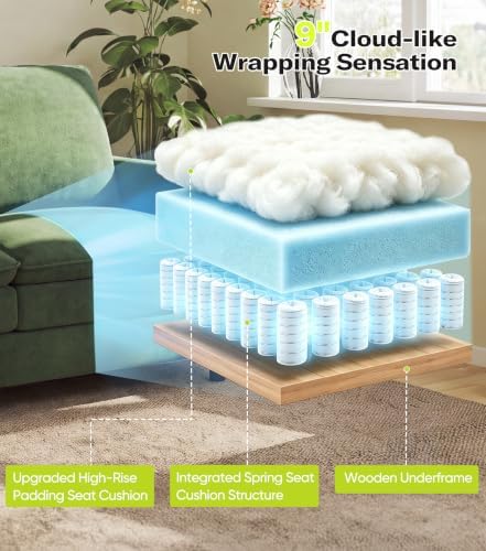 Welzona 3-Layers Cloud Accent Chair, Teddy Arm Chairs - Image 3