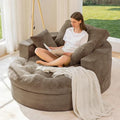 MAXYOYO Oversized Round Chaise Lounge Sofa, Boneless Chair by MAXYOYO