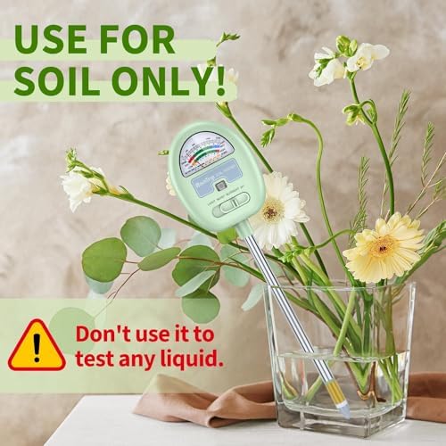 Soil Moisture Meter, 4-in-1 Soil Ph Meter, Soil Tester - Image 6
