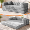 79" Memory Foam Sofa Bed, Convertible Futon Boneless Couch by KSTNLUXQ