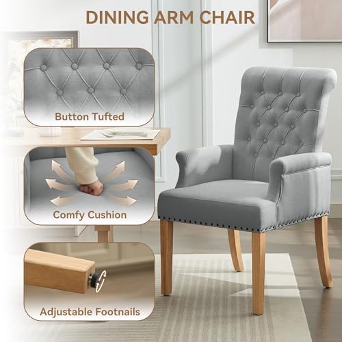 WUTUTUEE Fabric Dining Chair - Image 4