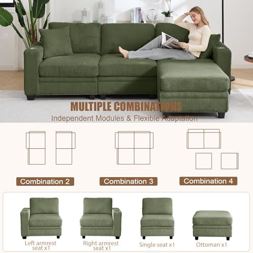 97" Modular Sectional Couch - Image 3