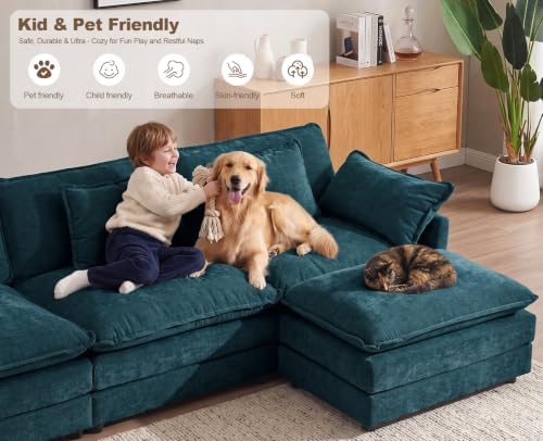 2 Piece Sofa Set, Deep Seat 3 Seater Couch - Image 6