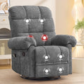 Korser 360° Swivel Rocker Recliner Chair, Rocking Chair Nursery by KORSER