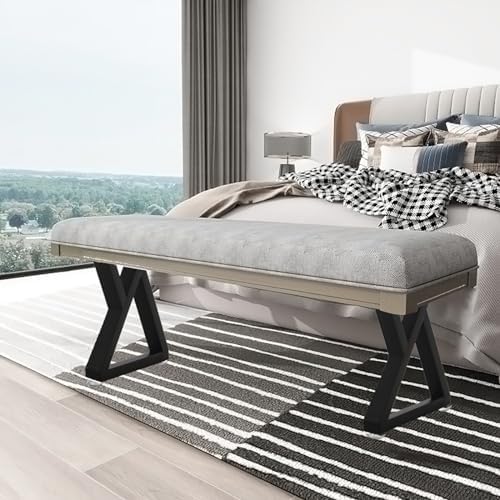 16 Inch Metal Bench Coffee Table Legs, Heavy Duty End Table Legs - Image 2