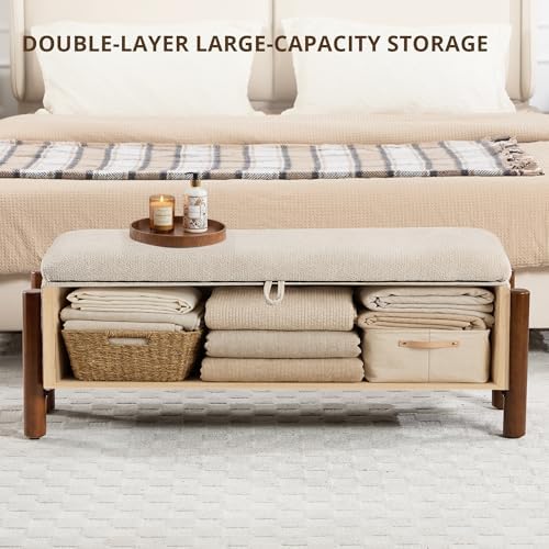 47'' Modern Storage Ottoman Benches - Image 3
