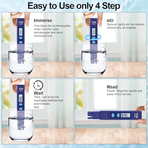 TDS Meter Digital Water Tester, ppm Meter - Image 5