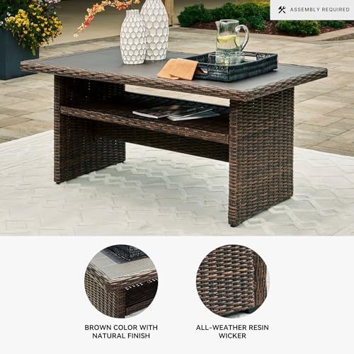Signature Design by Ashley Brook Ranch Outdoor Dining Table - Image 4