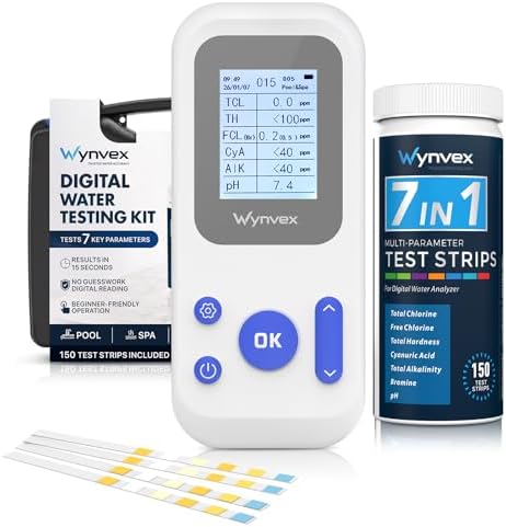 Digital Pool Water Test Kit by Wynvex