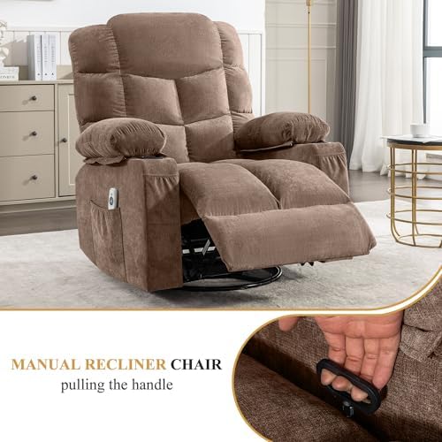 MAHOMICO Swivel Rocker Recliner Chair - Image 5