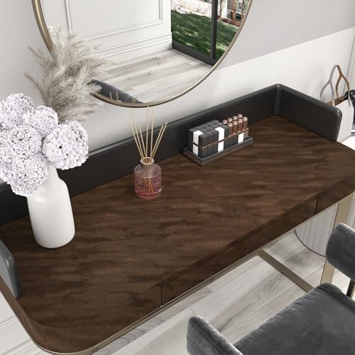 CHIHUT 12"x100" Brown Self Adhesive Velvet Flock Liner - Image 5
