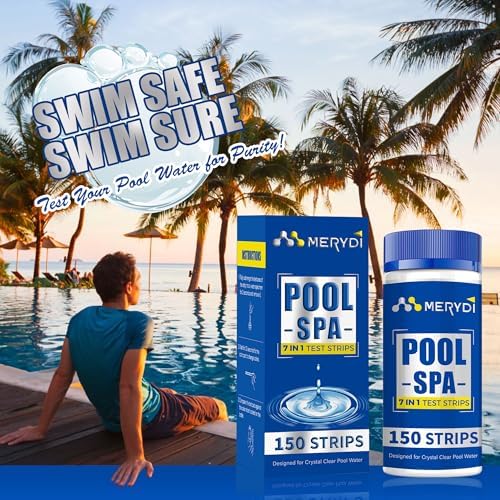 7-Way Pool Test Strips, 150 Strips Pool and Hot Tub Test Strips - Image 6