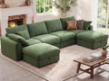 Ihanherry 141" Oversized Cloud Sectional Couches by iHanHerry