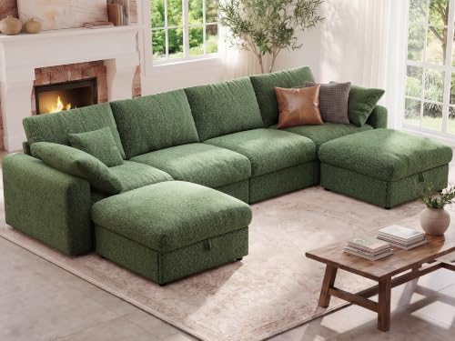 Ihanherry 141" Oversized Cloud Sectional Couches by iHanHerry