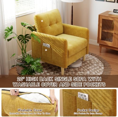 Urhanherry 31" Small Sofa Couch - Image 5