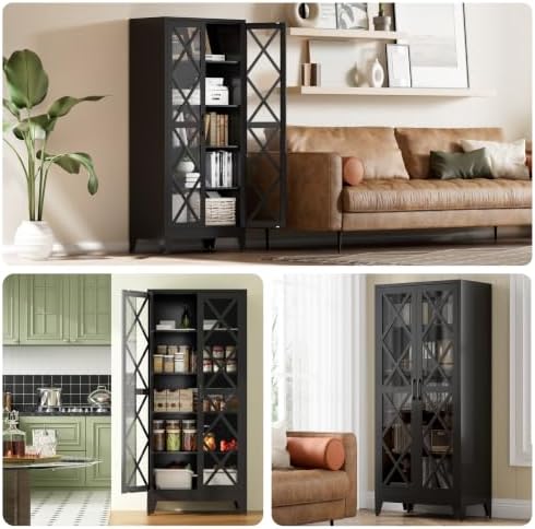 COFaR Metal Kitchen Cabinet, Pantry Storage Cabinets - Image 4