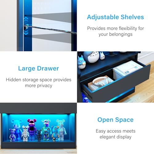 kepptory 5-Tier Glass Display Cabinet - Image 6